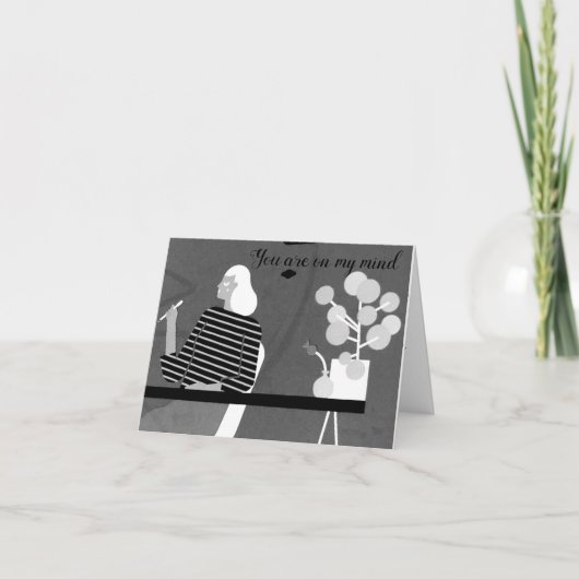 ***JE BENT OP MIJN MENING*** WIL JE WEER ZIEN FEESTDAGEN KAART (Voorkant)