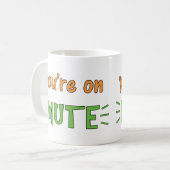 Je bent op Mute Coffee Mok (Voorkant links)