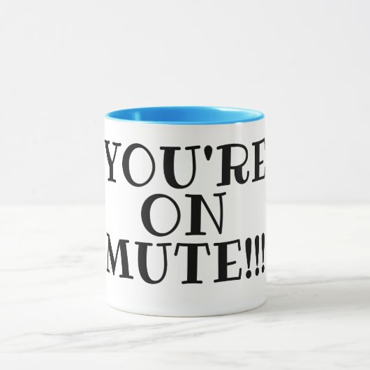 Je bent op Mute! Mok (Midden)