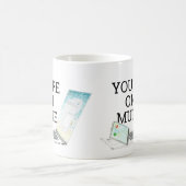 Je bent op Mute Waterverf Telefooncomputer Koffiemok (Center)