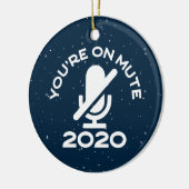 Je bent op stomme, grappige thuiswerken keramisch ornament (Links)