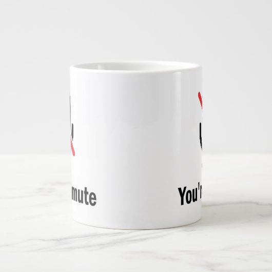 Je bent op stomme stomme Funny. Grote Koffiekop (Voorkant)