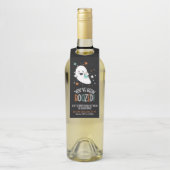 Je bent opgejut Schattigee spook wijn bier geesten Flessenhanger (Op fles)