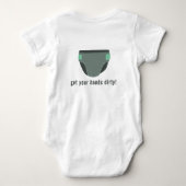 Je bent opgenomen in Poop Squad - Zwangerschap Romper (Achterkant)