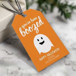 Je bent opgevoed - grappige halloween party cadeaulabel