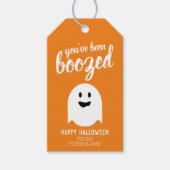 Je bent opgevoed - grappige halloween party cadeaulabel (Voorkant)