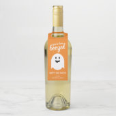 Je bent opgevoed - grappige halloween party flessenhanger (Op fles)