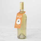 Je bent opgevoed - grappige halloween party flessenhanger (Schuin)