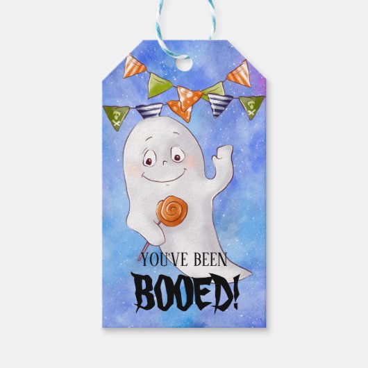 Je bent opgevoed Halloween Cadeaulabel (Voorkant)