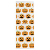 Je bent opgevoed - Pumpkin Halloween Party Wijn Cadeautas (Achterkant)