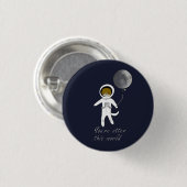 "Je bent otter deze wereld" Cute Space Otter Badge Ronde Button 3,2 Cm (Voorkant /achterkant)