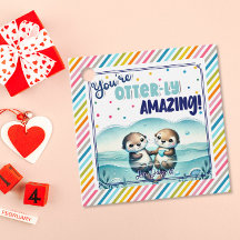 Je bent Otterlijk Geweldig schattige otter Valenti