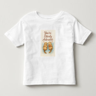 Je bent Otterlijk Schattig – Mooie Waterverf Otter Kinder Shirts