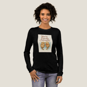 Je bent Otterlijk Schattig – Mooie Waterverf Otter Tri-Blend Shirt