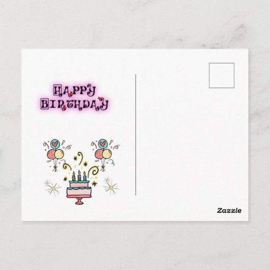 Je bent oud. Maar op zijn minst Funny Birthday wil Briefkaart (Achterkant)