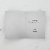 Je bent oud Quote Grappig zwart typografie verjaar Kaart (Binnen)