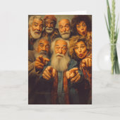 "Je bent oud" Verjaardag Kaart (Voorkant)