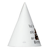 Je bent oud zoals... Happy Birthday | grappige poe Feesthoedjes (Links)