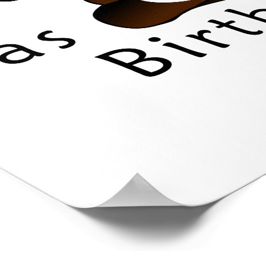 Je bent oud zoals... Happy Birthday | grappige poe Poster (Hoek)