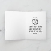 Je bent ouder - en je bent nog steeds teleurgestel kaart (Binnen)