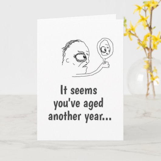 Je bent ouder - en je bent nog steeds teleurgestel kaart (Gele Bloem)