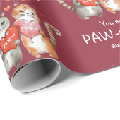 Je bent paars Geweldige rood en roze Cadeaupapier (Rol Hoek)