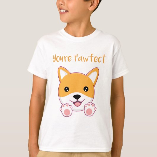 Je bent Pawfect T-Shirt (Voorkant)