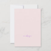 'Je bent Pawsome' Dank je wel Bedankkaart (Achterkant)