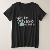 Je bent Pawsome! T-shirt (Design voorkant)