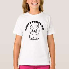 Je bent Pawsome T-shirt