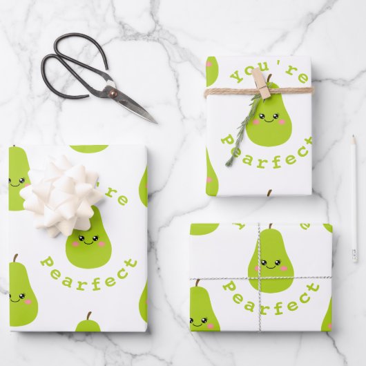 Je bent perfect inpakpapier vel (Voorkant)