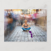 Je bent perfect zoals je bent briefkaart (Voorkant)