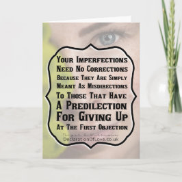 Je bent perfect zoals je bent kaart