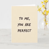 Je Bent Perfecte Liefdeskaart Kaart (Gele Bloem)
