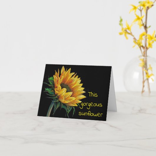 JE BENT PRACHTIG **16E VERJAARDAG** Kaart (Gele Bloem)