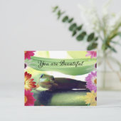 Je bent prachtig briefkaart (Staand voorkant)