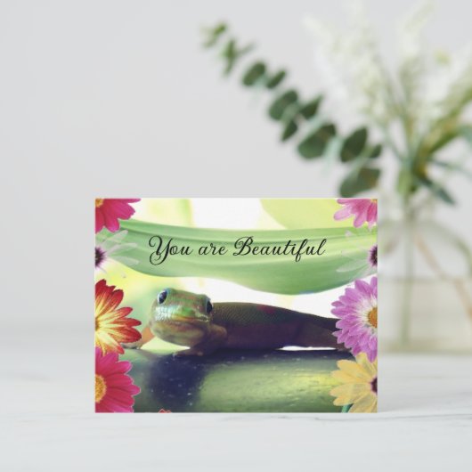 Je bent prachtig briefkaart (Staand voorkant)