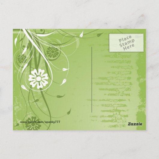 Je bent prachtig briefkaart (Achterkant)