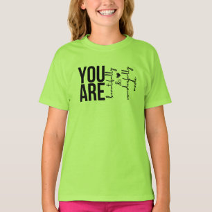 Je bent prachtig en wonderbaarlijk gemaakt T-shirt