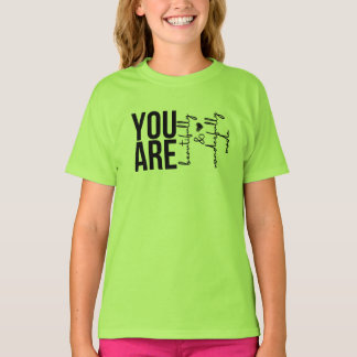 Je bent prachtig en wonderbaarlijk gemaakt T-shirt