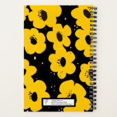 Je bent prachtig MCM Floral Yellow Notitieboek (Achterkant)