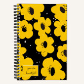 Je bent prachtig MCM Floral Yellow Notitieboek (Voorkant)
