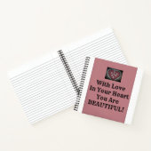 Je bent prachtig! notitieboek (Binnen)