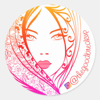 Je bent prachtig ronde sticker