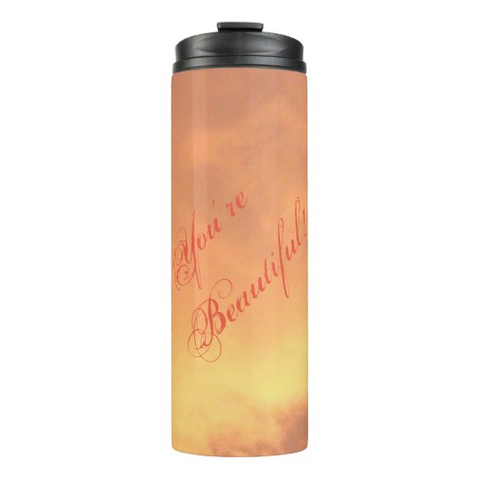Je bent prachtig thermosbeker (Voorkant)