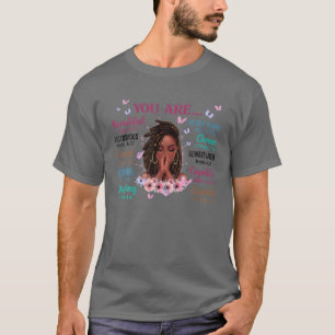 Je bent prachtig Victorious genoeg sterke Floral T-shirt