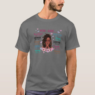 Je bent prachtig Victorious genoeg sterke Floral T-shirt