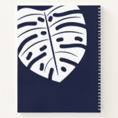 Je bent precies waar je moet zijn | marineblauw notitieboek (Achterkant)