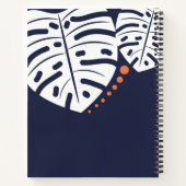 Je bent precies waar je moet zijn, Navy Blue Notitieboek (Achterkant)