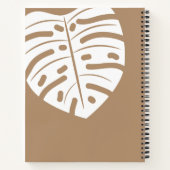 Je bent precies waar je moet zijn, Tropisch Notitieboek (Achterkant)